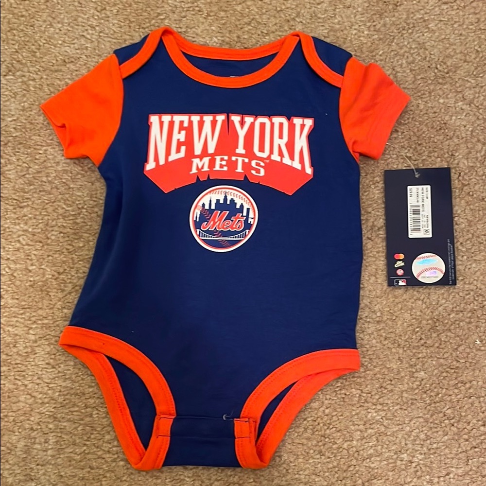 New York Mets Baby Onsie